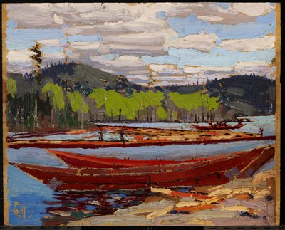 Både, sommer 1916 af Tom Thomson
