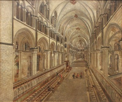 Katedralen i Canterbury, set mod øst af Thomas Johnson