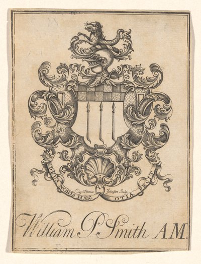 Bogplade af William P. Smith af Thomas Johnston