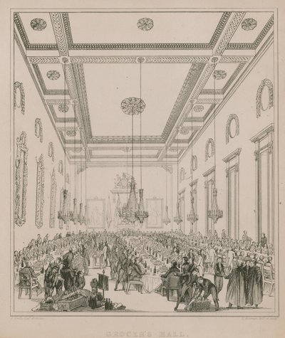 Grocers Hall, London gravering af Thomas Kearnan