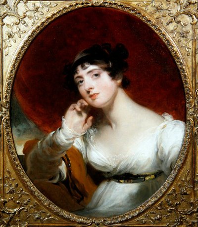 Et portræt af fru George Frederick Stratton (olie på lærred) af Thomas Lawrence