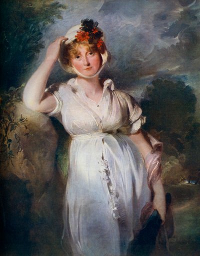 Caroline Amelia Elizabeth af Brunswick, c1788-1810, 1912. af Thomas Lawrence