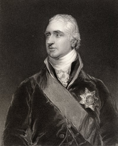 Charles Whitworth, 1. Earl Whitworth, graveret af Henry Robinson (fl.1827-72), fra 