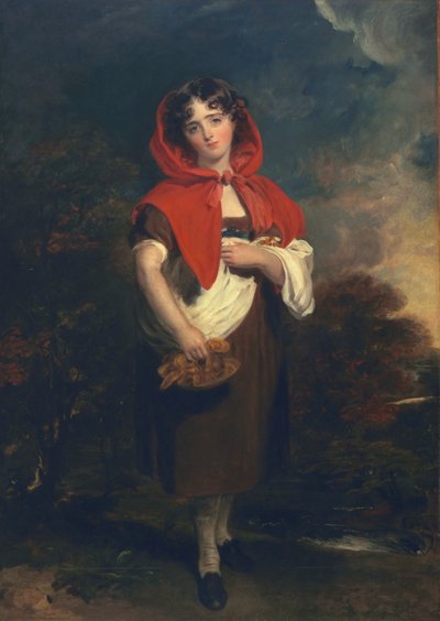 Emily Anderson: Rødhætte, ca. 1821 af Thomas Lawrence