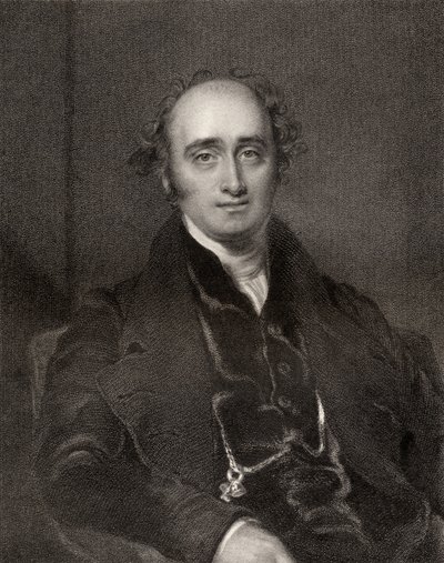 John Wilson Croker, graveret af T.H. Parry, fra "National Portrait Gallery, volume III", udgivet ca. 1835 (litografi) af Thomas Lawrence