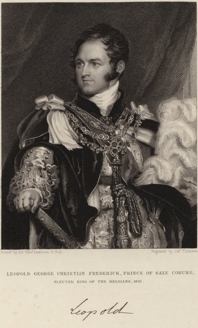 Kong Leopold I af Belgien af Thomas Lawrence