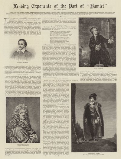 Førende eksponenter for delen af Hamlet af Thomas Lawrence
