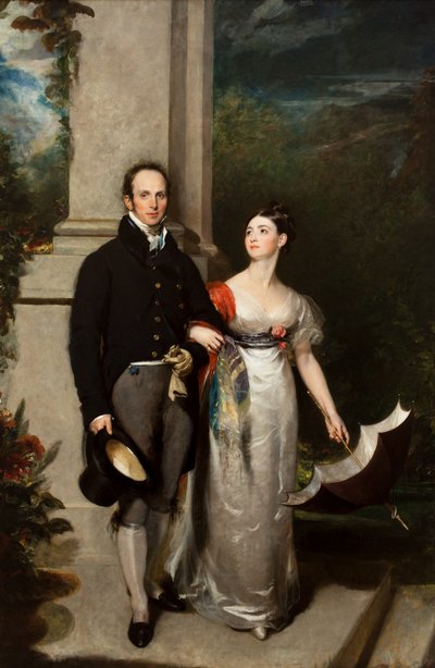 Hr. og fru James Dunlop, ca. 1825 (olie på lærred) af Thomas Lawrence