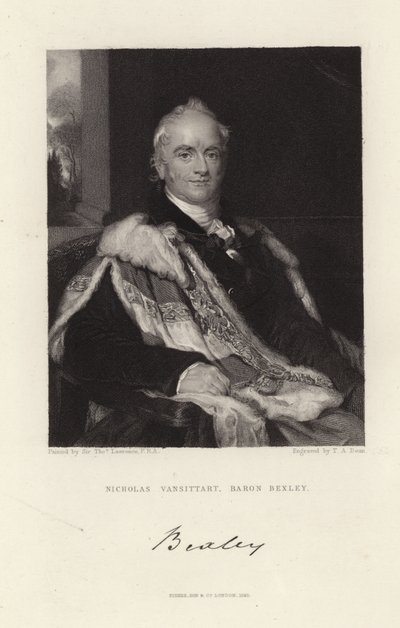 Nicholas Vansittart af Thomas Lawrence