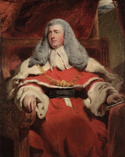 Portræt af Edward Law, 1. baron Ellenborough, M.P. af Thomas Lawrence