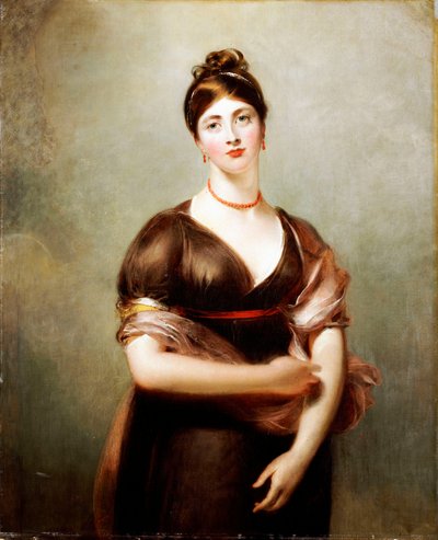 Portræt af Elizabeth Jennings, i positur af Venus de"Medici, 1798-99 af Thomas Lawrence