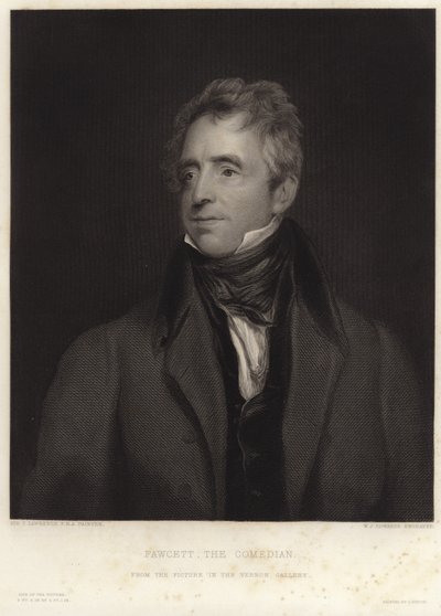 Portræt af John Fawcett af Thomas Lawrence