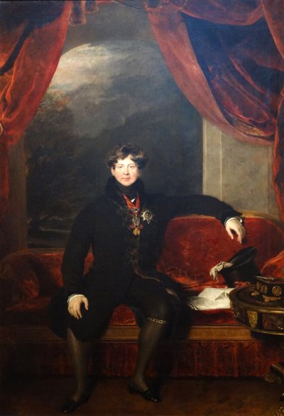 Portræt af kong George IV af Thomas Lawrence