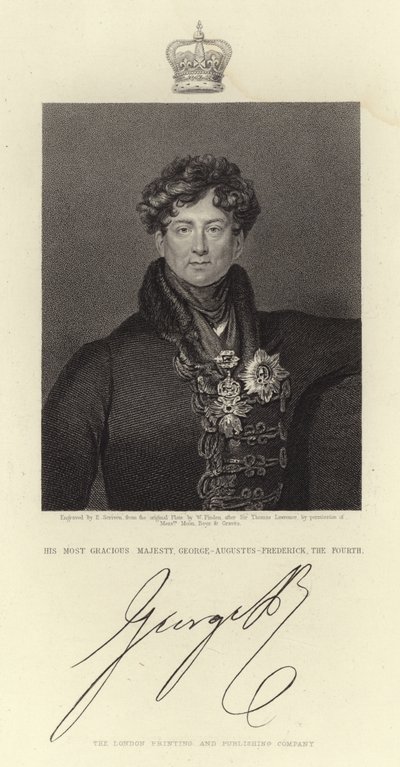 Portræt af kong George IV af Thomas Lawrence