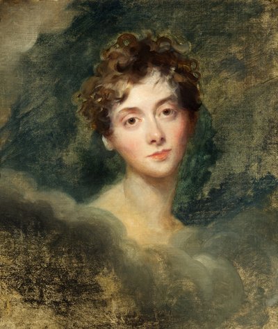 Portræt af Lady Caroline Lamb (1785-1828) ca. 1827 (olie på lærred) af Thomas Lawrence