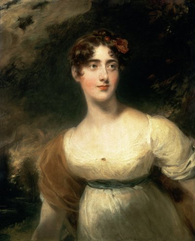 Portræt af Lady Emily Harriet Wellesley-Pole, senere Lady Raglan af Thomas Lawrence