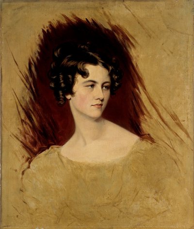 Portræt af prinsesse Clementine von Metternich 1804-1820. af Thomas Lawrence