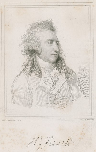 Portræt af den schweiziske maler Henry Fuseli af Thomas Lawrence