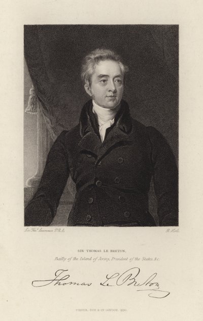 Sir Thomas Le Breton af Thomas Lawrence