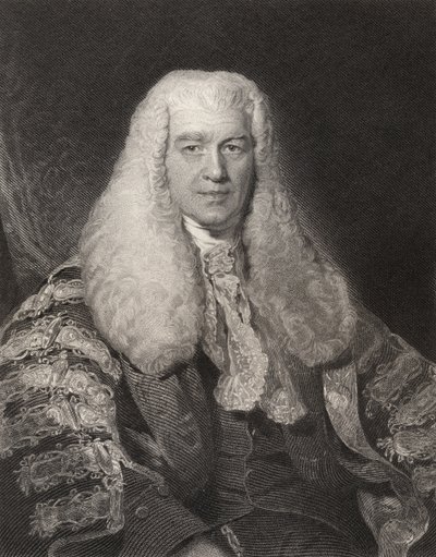 Sir Thomas Plumer, graveret af H. Robinson, fra "National Portrait Gallery, bind III", udgivet omkring 1835 af Thomas Lawrence