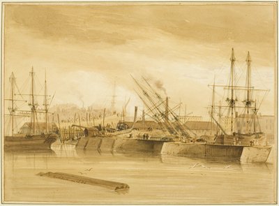 Eastern Wapping Dock, der viser barken 