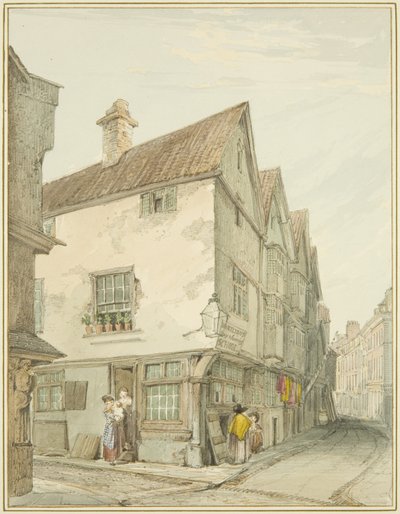 Hjørnet af Castle Green af Thomas Leeson the Elder Rowbotham
