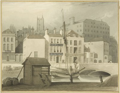 Stenbroen ved hovedet af kajen (St Giles