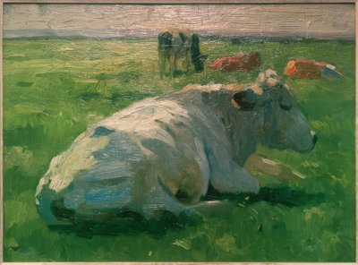 Liggende ko af Thomas Ludwig Herbst