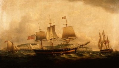 Forsendelse fra Dover af Thomas Luny