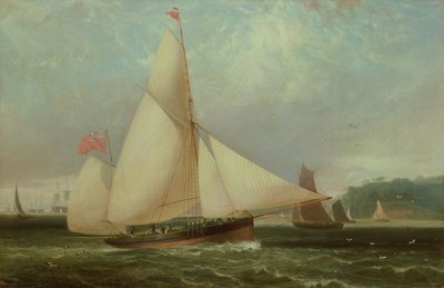 Den 12. hertug af Norfolk Yacht Arundel af Thomas Luny