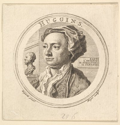 Portræt af William Huggins, oversætter af Ariosto, 1760. af Thomas Major