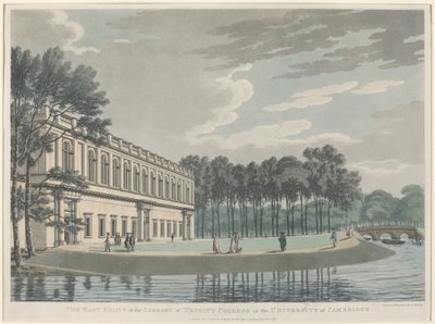 Østfronten af Library of Trinity College af Thomas Malton