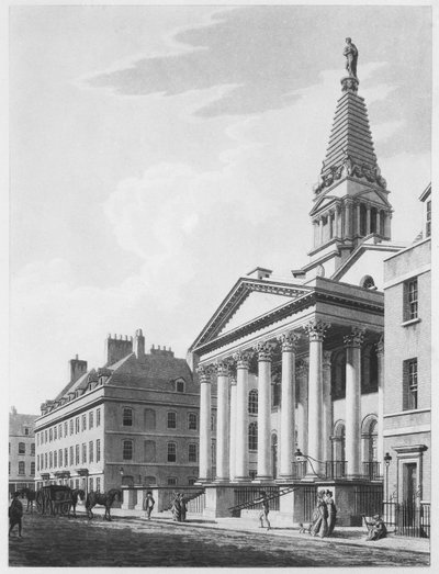 St Georges Bloomsbury, 1799 af Thomas Malton Jnr.
