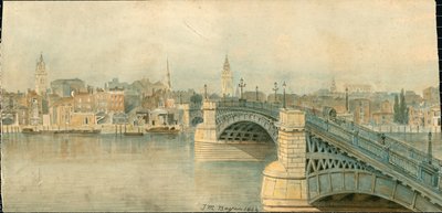 Panorama over Themsen, North Side, i 13 dele af Thomas Mann Baynes