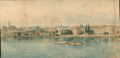 Panorama over Themsen, North Side, i 13 dele af Thomas Mann Baynes