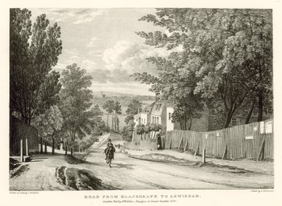 Vej fra Blackheath til Lewisham, London af Thomas Mann Baynes