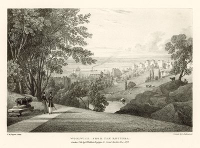 Woolwich fra Rotunda, London af Thomas Mann Baynes