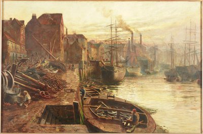 Old Sunderland, 1885 af Thomas Marie Madawaska Hemy