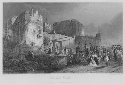 Carlisle Castle (gravering) af Thomas Miles II Richardson