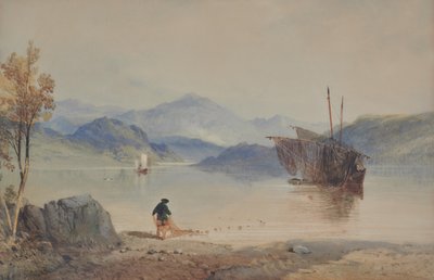 skotske Loch af Thomas Miles Richardson