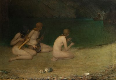 Nordens sirener (olie på lærred) af Thomas Millie Dow
