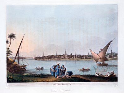 Byen Rosetta, 1801 af Thomas Milton