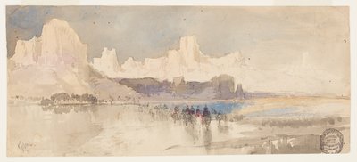 Canyon of the Rio Virgin, South Utah af Thomas Moran