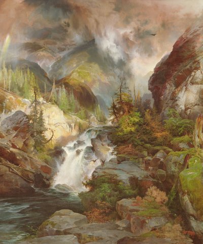 Børn af bjerget, 1867 af Thomas Moran