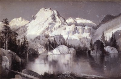 Crystal Lake af Thomas Moran