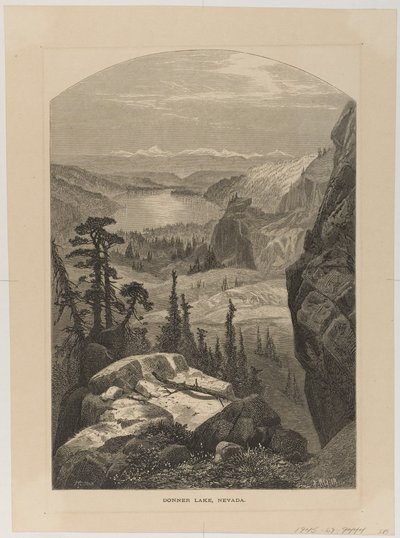 Donner Lake, Nevada af Thomas Moran
