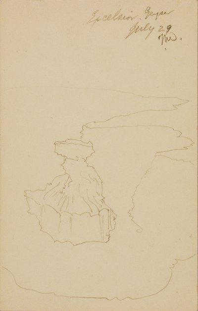 Excelsior Geyser, Yellowstone Park af Thomas Moran