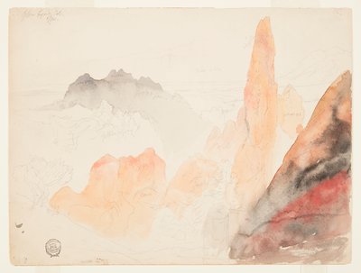 Glen Eyrie, Colorado af Thomas Moran