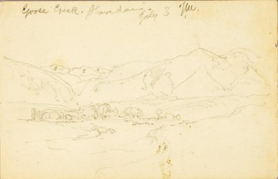 Goose Creek, Sheridan (Wyoming) af Thomas Moran