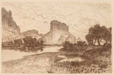 Green River, Wyoming-territoriet af Thomas Moran